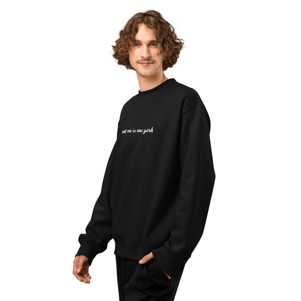‘Meet Me in New York’ Embroidered Oversized Sweatshirt - Image 18