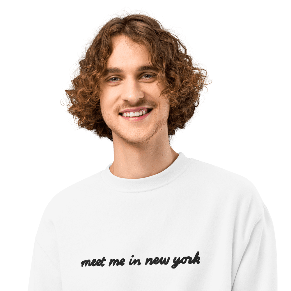 ‘Meet Me in New York’ Embroidered Oversized Sweatshirt - Image 16