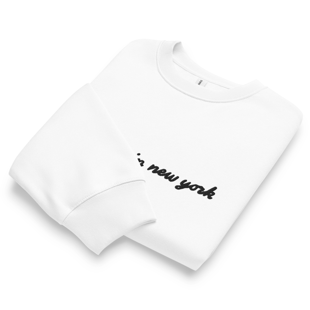 ‘Meet Me in New York’ Embroidered Oversized Sweatshirt - Image 13