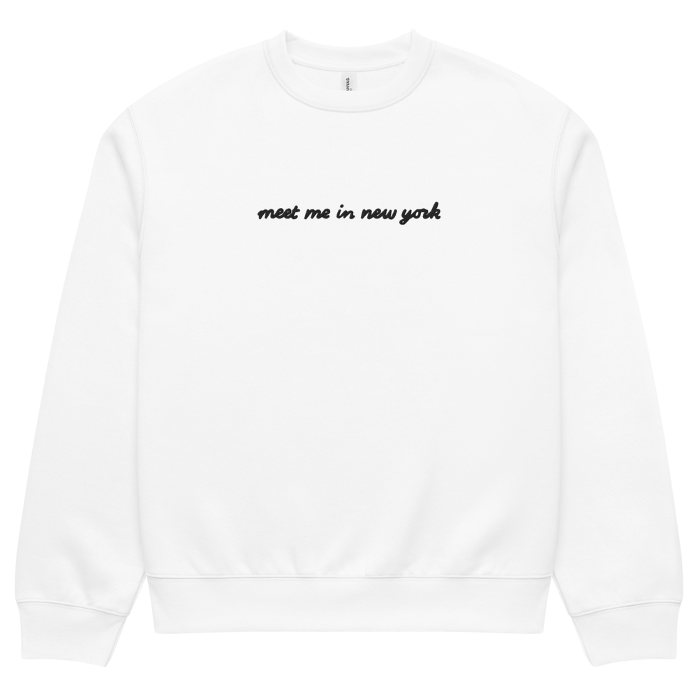‘Meet Me in New York’ Embroidered Oversized Sweatshirt - Image 15