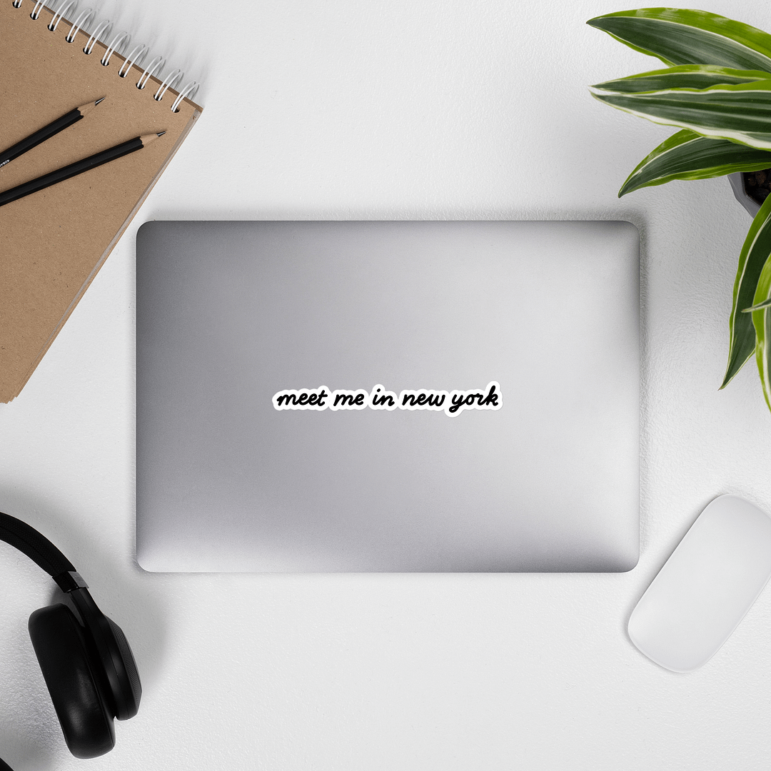 ‘Meet Me in New York’ Die-Cut Sticker - Image 4